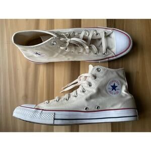 Converse Chuck Taylor High Top Shoes Men’s 14 Natural Ivory